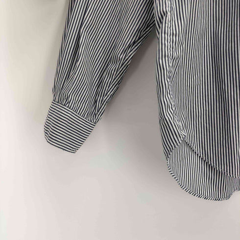ビューティーアンドユースユナイテッドアローズ BEAUTY & YOUTH UNITED ARROWS ブルーストライプ ワイドフォルム シャツ メンズ JPN:M