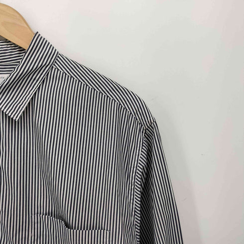 ビューティーアンドユースユナイテッドアローズ BEAUTY & YOUTH UNITED ARROWS ブルーストライプ ワイドフォルム シャツ メンズ JPN:M