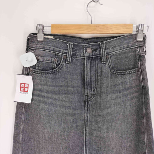 リーバイス Levis PREMIUM ADVENTURE SEEKER アドベンチャー アンクル カラム スカート ブラック デニム ロング レディース US:25