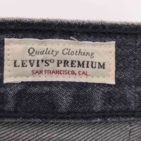 リーバイス Levis PREMIUM ADVENTURE SEEKER アドベンチャー アンクル カラム スカート ブラック デニム ロング レディース US:25