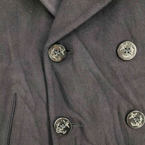 ユーエスネイビー U.S.NAVY 70S MELTON OVERCOAT ピーコート メンズ 38R