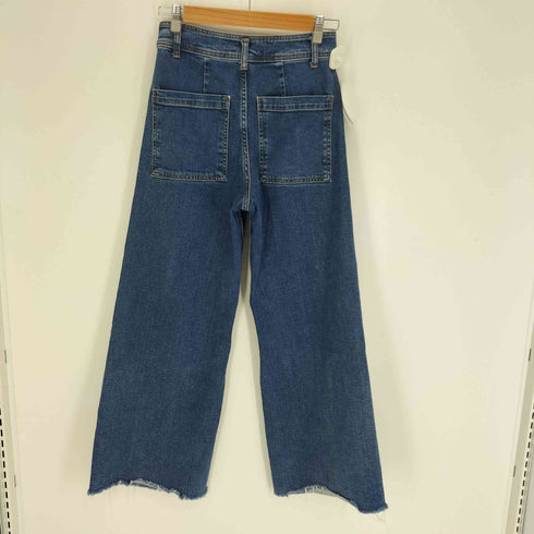 ザラ ZARA マリン ストレート ジーンズ デニム ワイド パンツ レディース EUR:36