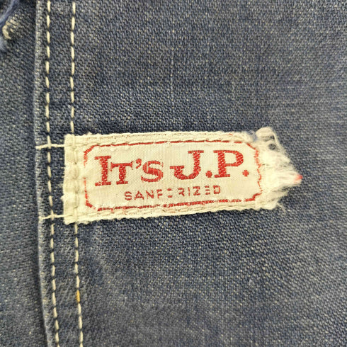 it's JP 40-50s デニム カバーオール ジャケット 襤褸 メンズ