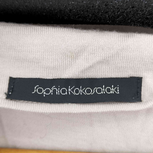 SOPHIA KOKOSALAKI ドレープデザインカットソー レディース