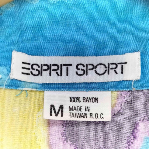 ESPRIT SPORT 総柄レーヨンシャツ メンズ import:M