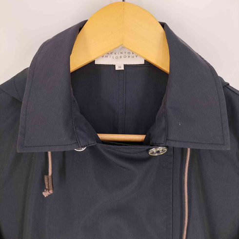 マッキントッシュフィロソフィー MACKINTOSH PHILOSOPHY コットンレインクロスフーデットコート レディース EUR:38