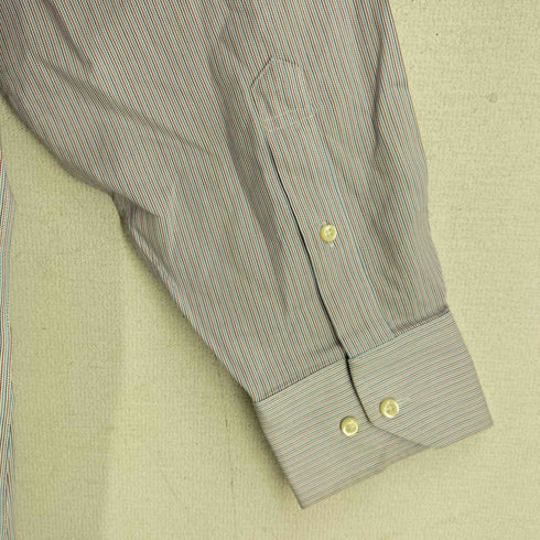 ブルックスブラザーズ BROOKS BROTHERS REGENT コットン ストライプ L/S シャツ メンズ 17 1/2