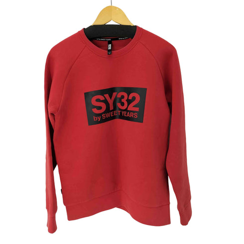 エスワイサーティトゥー SY32 by SWEET YEARS ラバープリント スウェット メンズ JPN:L
