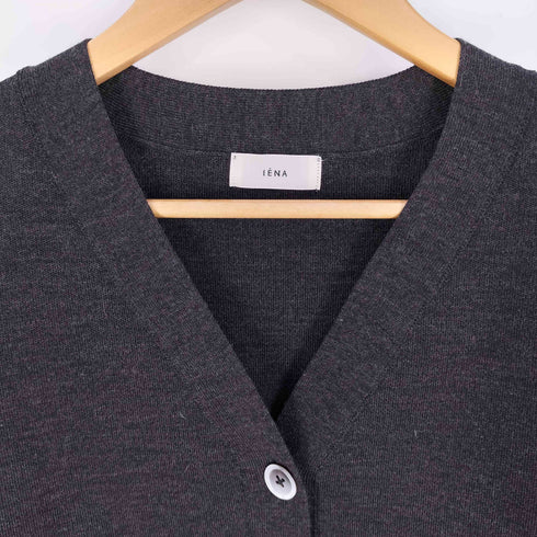 イエナ IENA 24AW スーパーファインスムース ショートカーディガン レディース