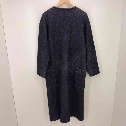 ギャルリーヴィー GALERIE VIE ダブルフェイス ノーカラー ウールコート レディース 36