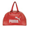 プーマ PUMA ロゴプリントレザーボストンバッグ レディース