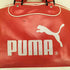 プーマ PUMA ロゴプリントレザーボストンバッグ レディース