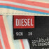 ディーゼル DIESEL マルチストライプ ストレートパンツ レディース 28inch