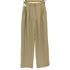 クラネ CLANE 22AW BASIC TUCK PT ベーシックタックパンツ レディース JPN:0