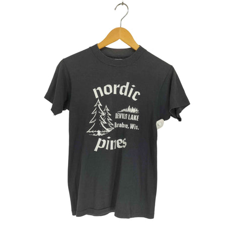 ヘインズ Hanes シングルステッチ NORDICフロントプリント Tシャツ メンズ import:S