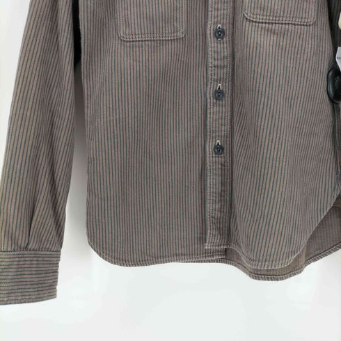 デラックス DELUXE UNION MADE ヒッコリーネルシャツ メンズ JPN:S