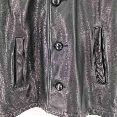 ショット Schott USA製 クルミボタンレザーカーコート メンズ US:36