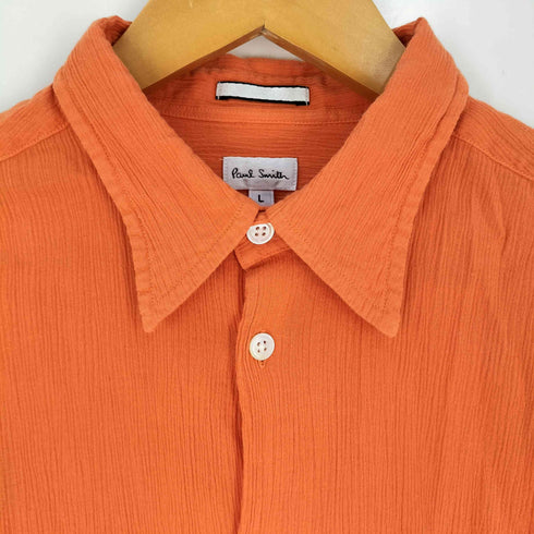 ポールスミス Paul Smith プリーツ レギュラーカラーシャツ メンズ import:L