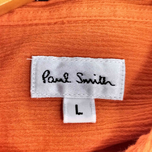 ポールスミス Paul Smith プリーツ レギュラーカラーシャツ メンズ import:L