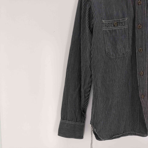 シュガーケーン SUGAR CANE 1934 WORLDS FAIR SOUVENIR INDIGO STRIPE WORK SHIRT メンズ JPN:S