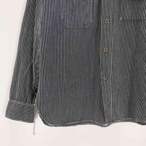 シュガーケーン SUGAR CANE 1934 WORLDS FAIR SOUVENIR INDIGO STRIPE WORK SHIRT メンズ JPN:S