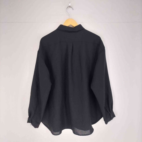 アイテムズ アーバンリサーチ ITEMS URBAN RESEARCH リネンライクシアーロングスリーブシャツ メンズ JPN:L