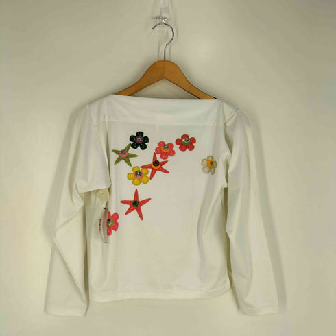 アニエスベー agnes b. PARIS フランス製 フロントプリント カットソー レディース 0