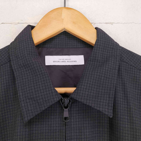 ユナイテッドアローズグリーンレーベルリラクシング UNITED ARROWS green label relaxing CM T/W チェック シャツブルゾン ジャケット メンズ JPN:M