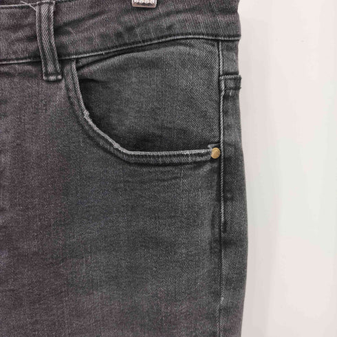 ザラ ZARA ブラックデニム フレアパンツ レディース 42