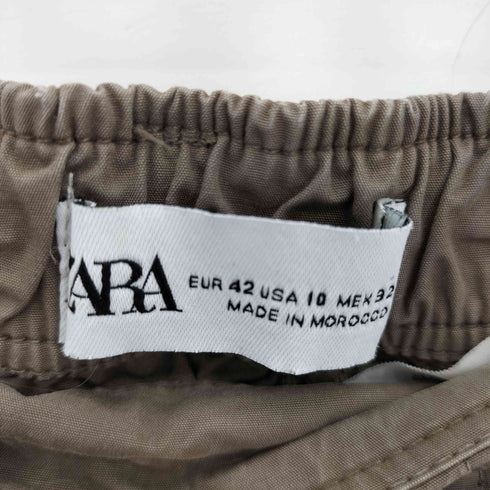 ザラ ZARA アジャスタブル カーゴパンツ レディース 42