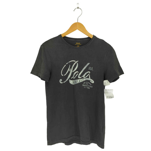 ポロラルフローレン POLO RALPH LAUREN CUSTOM FIT シングルステッチ フロントプリント Tシャツ メンズ import:S