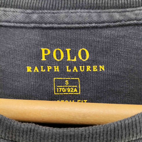 ポロラルフローレン POLO RALPH LAUREN CUSTOM FIT シングルステッチ フロントプリント Tシャツ メンズ import:S