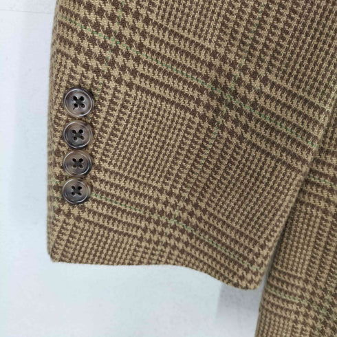 ポロラルフローレン POLO RALPH LAUREN ガンクラブチェック ダブルテーラードジャケット メンズ 38S