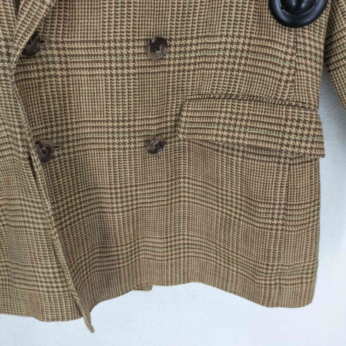 ポロラルフローレン POLO RALPH LAUREN ガンクラブチェック ダブルテーラードジャケット メンズ 38S
