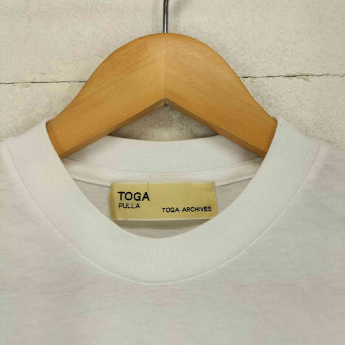 トーガプルラ TOGA PULLA バックフリンジデザイン Tシャツ レディース JPN:M