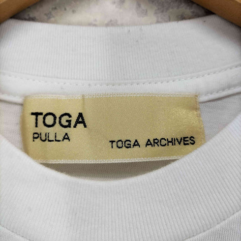 トーガプルラ TOGA PULLA バックフリンジデザイン Tシャツ レディース JPN:M