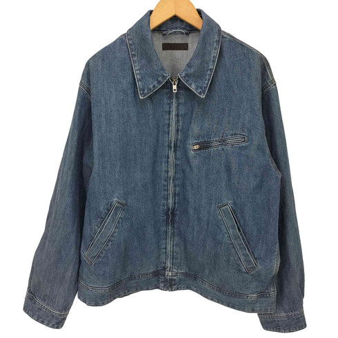 ユニクロ UNIQLO 25AW ジップアップブルゾン/デニム メンズ JPN:L