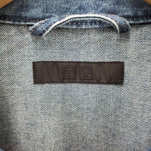 ユニクロ UNIQLO 25AW ジップアップブルゾン/デニム メンズ JPN:L