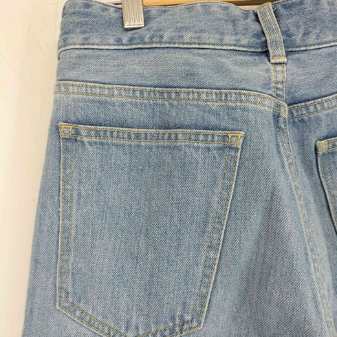 スナイデル snidel ダブルタックデニムワイドパンツ レディース