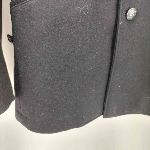 ポールスミス Paul Smith カシミヤ混 ウール メルトン シングルPコート メンズ import:L