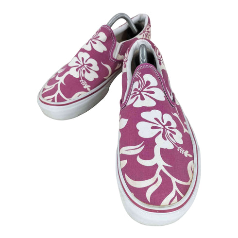 バンズ VANS US規格 スリッポン ハイビスカス メンズ US:9.5