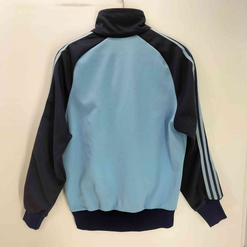 アディダス adidas 70-80S ジップアップ トラックジャケット トレフォイル ロゴ 刺繍 ジャージ メンズ import:M