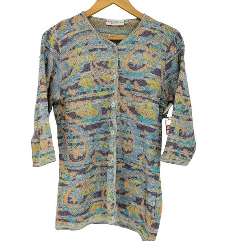 fantasie di settembre カーディガン イタリア製 ペイズリー レディース JPN:M