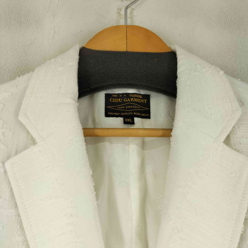 CIDU GARMENT フリンジデザインテーラードジャケット メンズ 3XL
