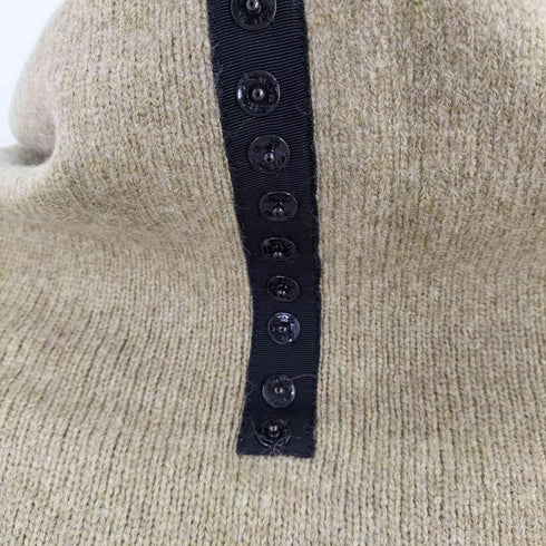 ドリスヴァンノッテン DRIES VAN NOTEN ハイネック ニット ギミック スナップ レディース S