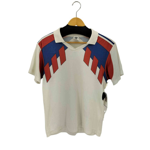 アディダス adidas 90S デサント社製 ユニフォーム アウェイ ゲームシャツ メンズ import:L