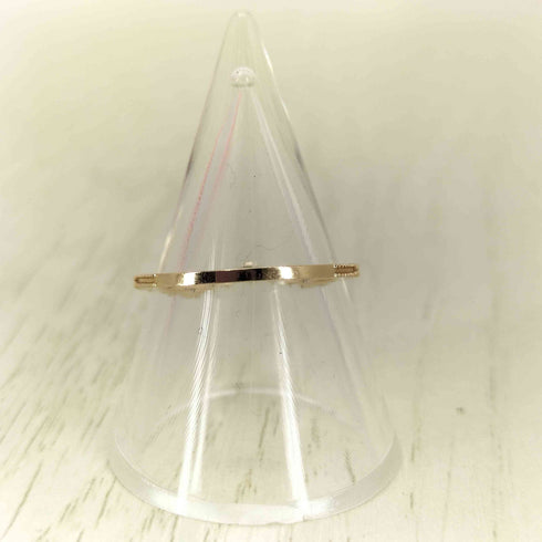 アガット agete 0.06ct K10 ダイヤリング レディース 14号