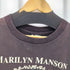 ジャイアント giant 90s USA製 MARILYN MANSON プリントノースリーブTシャツ メンズ import:XL