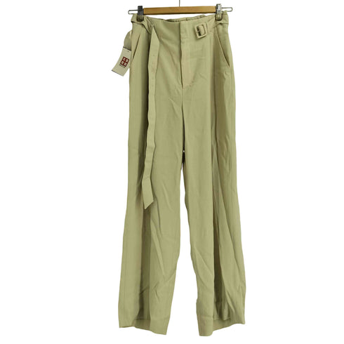 ユナイテッドアローズグリーンレーベルリラクシング UNITED ARROWS green label relaxing 23SS スフレット ベルト ワイド パンツ レディース JPN:38