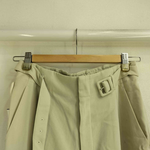 ユナイテッドアローズグリーンレーベルリラクシング UNITED ARROWS green label relaxing 23SS スフレット ベルト ワイド パンツ レディース JPN:38